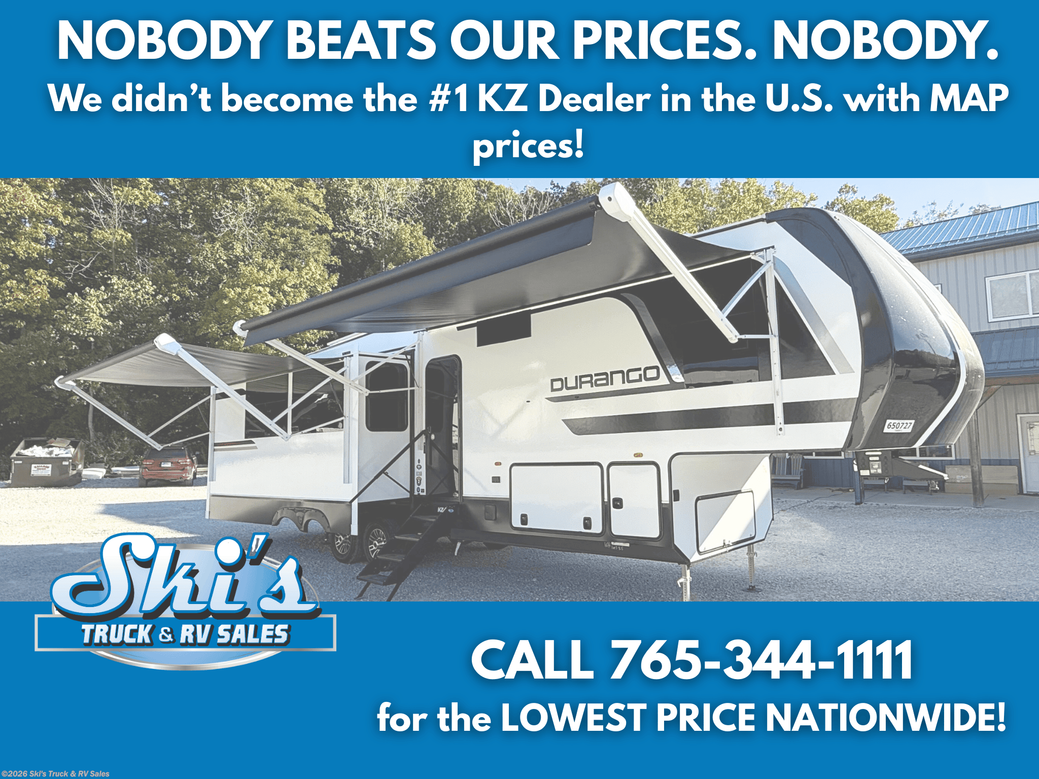 New 2026 K-Z Durango D339MLT available in Rockville, Indiana