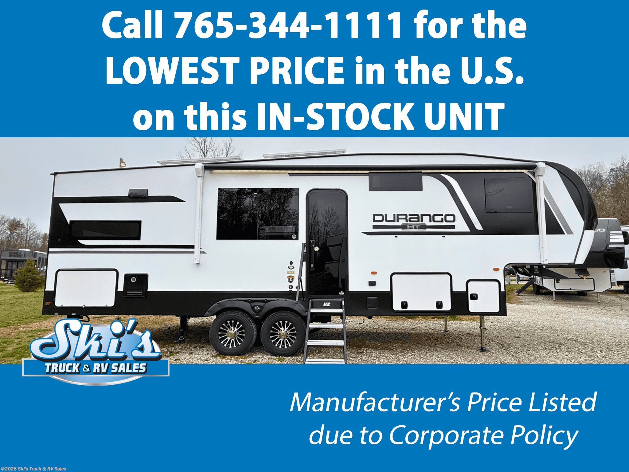 New 2026 K-Z Durango D240RKD Half-Ton available in Rockville, Indiana