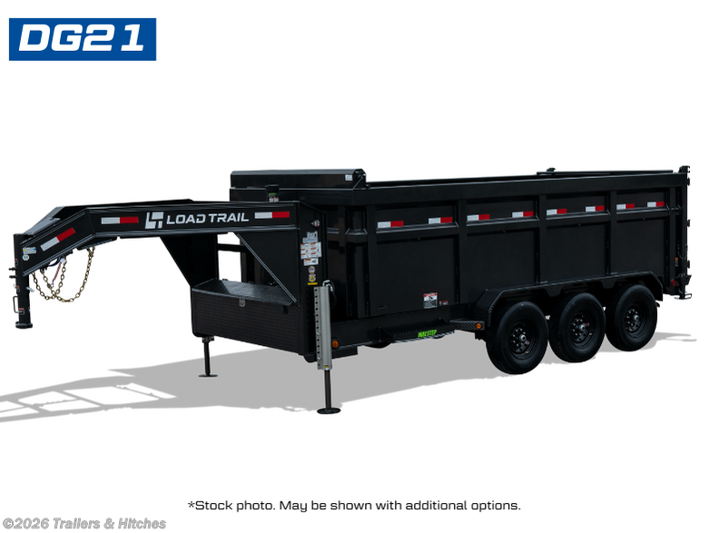 2027 Load Trail DG 83" x 16' Triple Axle Gooseneck Low-Pro Dump Trail