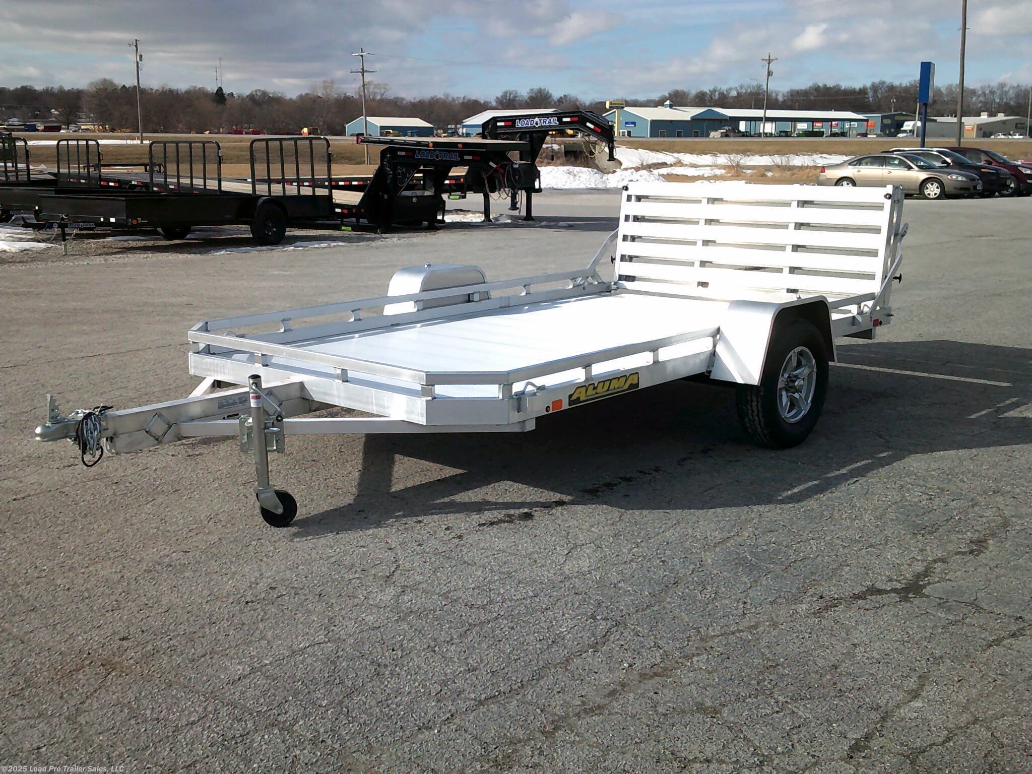 6x11 Utility Trailer for sale | New Aluma 7712H-S-BT 12' Aluminum ...