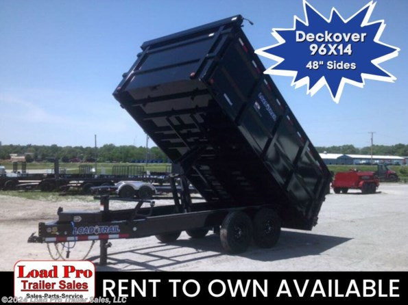 2023 Load Trail 96X14 Deckover Tall Sided Dump Trailer 14K GVWR available in Clarinda, IA