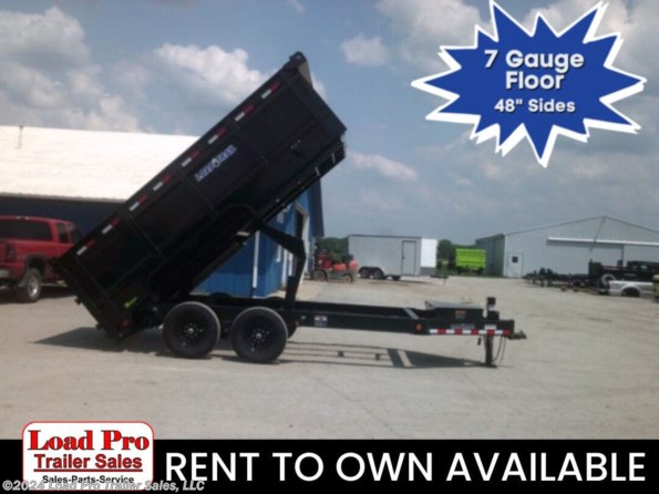 2024 Load Trail DL 83X14 Low Pro Tall Sided Dump Trailer 14K GVWR available in Clarinda, IA