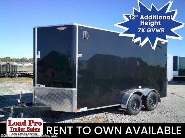 2024 H&H 7X14 Extra Tall Enclosed Cargo Trailer 7K GVWR available in Clarinda, IA