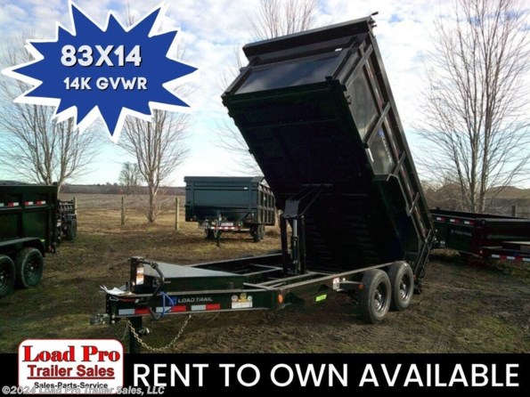 2024 Load Trail 83X14 Low Pro Dump Trailer 14K GVWR available in Clarinda, IA