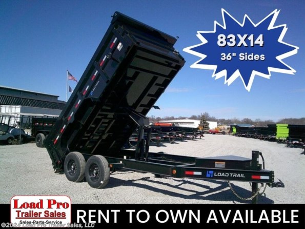 2024 Load Trail DL 83X14 Tall Sided Dump Trailer 14K GVWR available in Clarinda, IA