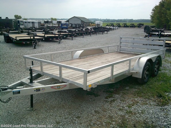 2021 H&H Used 82x16 Aluminum Rail Side Utility Trailer available in Clarinda, IA