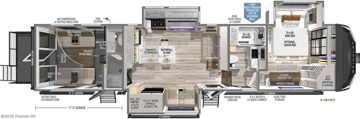 New 2026 Brinkley RV Model G 3520 available in Blue Grass, Iowa