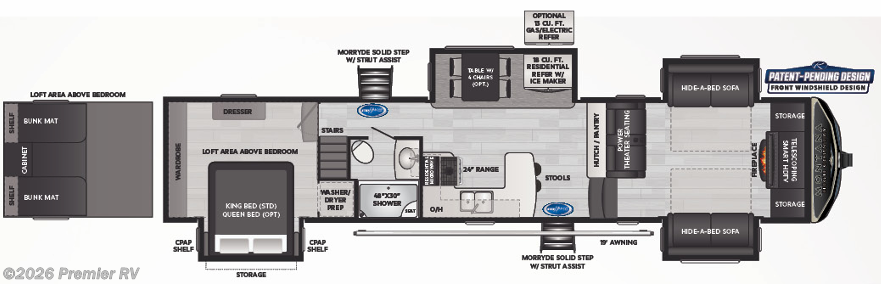 Used 2023 Keystone Montana High Country 377FL available in Blue Grass, Iowa