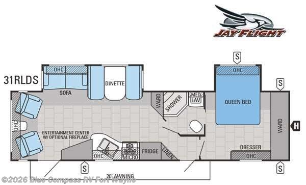 Used 2015 Jayco Jay Flight 31RLDS available in Columbia City, Indiana
