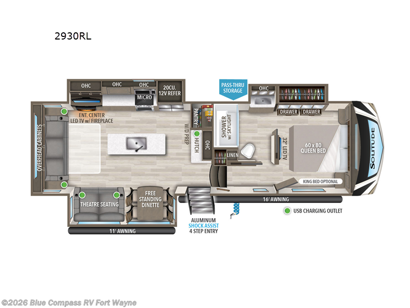 Used 2023 Grand Design Solitude S-Class 2930RL available in Columbia City, Indiana