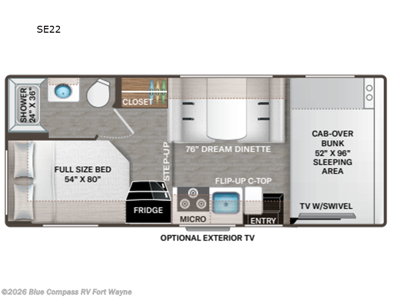 Used 2025 Thor Motor Coach Quantum SE SE22 Chevy available in Columbia City, Indiana