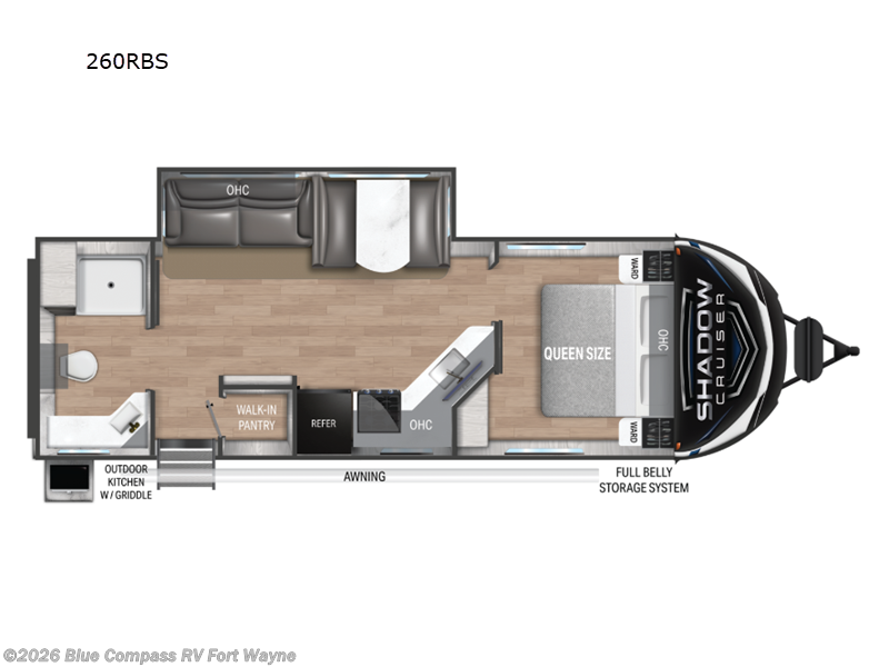Used 2023 Cruiser RV Shadow Cruiser 260RBS available in Columbia City, Indiana