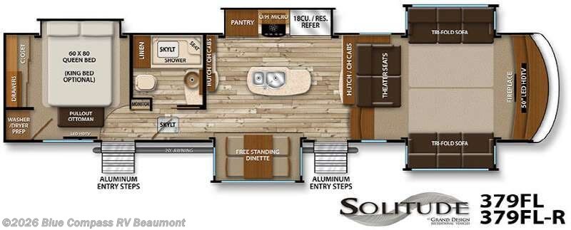 Used 2016 Grand Design Solitude 379FL available in Vidor, Texas