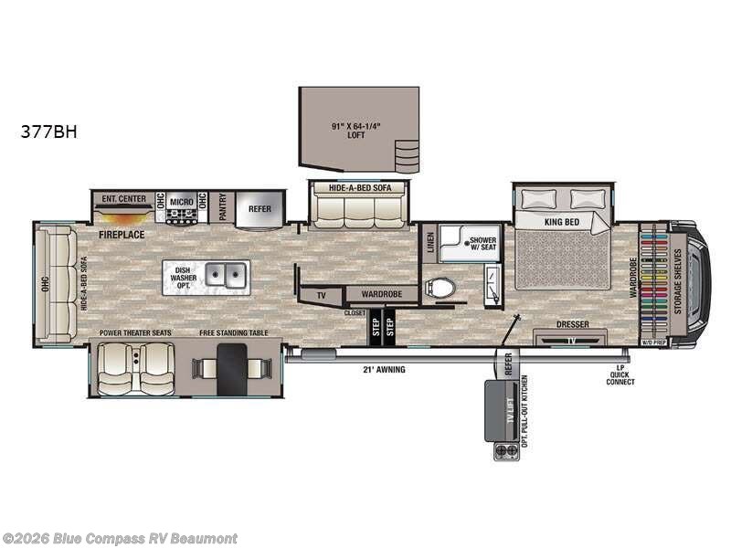 Used 2021 Forest River Cedar Creek 377BH available in Vidor, Texas