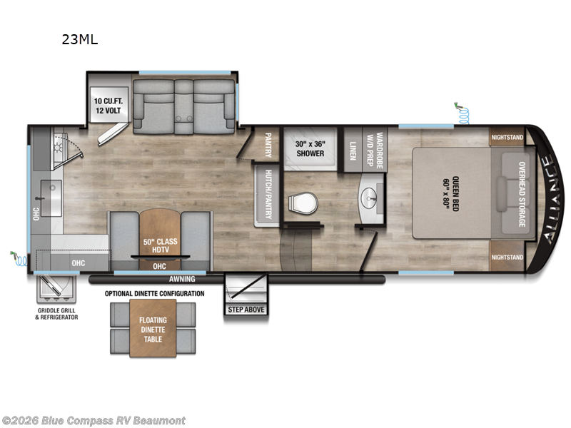 New 2027 Alliance RV Avenue All-Access 23ML available in Vidor, Texas