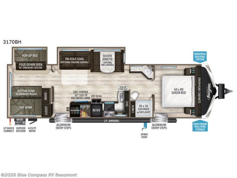 Used 2019 Grand Design Imagine 3170BH available in Vidor, Texas