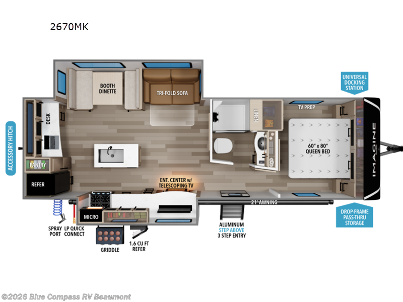 Used 2026 Grand Design Imagine 2670MK available in Vidor, Texas