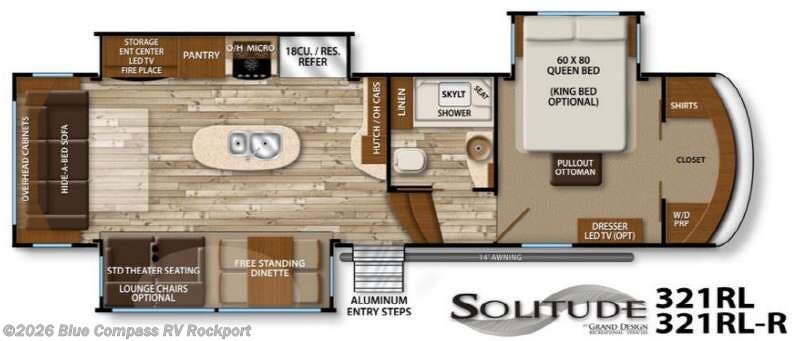 Used 2016 Grand Design Solitude 321RL available in Rockport, Texas