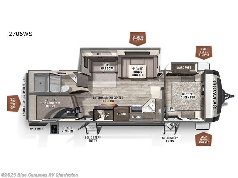 Used 2021 Forest River Rockwood Ultra Lite 2706WS available in Ladson, South Carolina