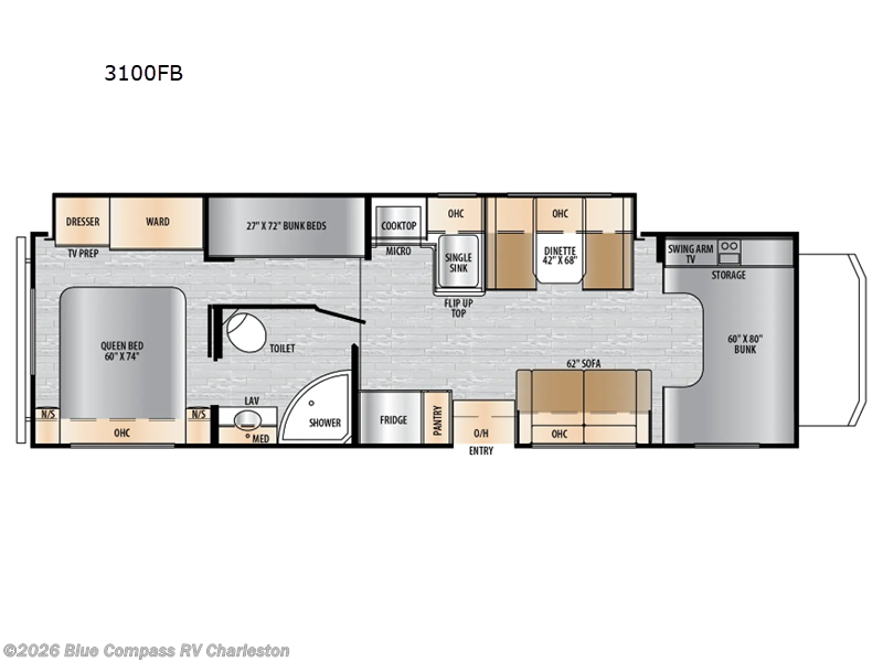 New 2026 East to West Entrada 3100FB available in Ladson, South Carolina