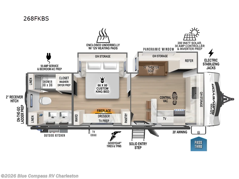 Used 2024 Forest River Grand Surveyor 268FKBS available in Ladson, South Carolina