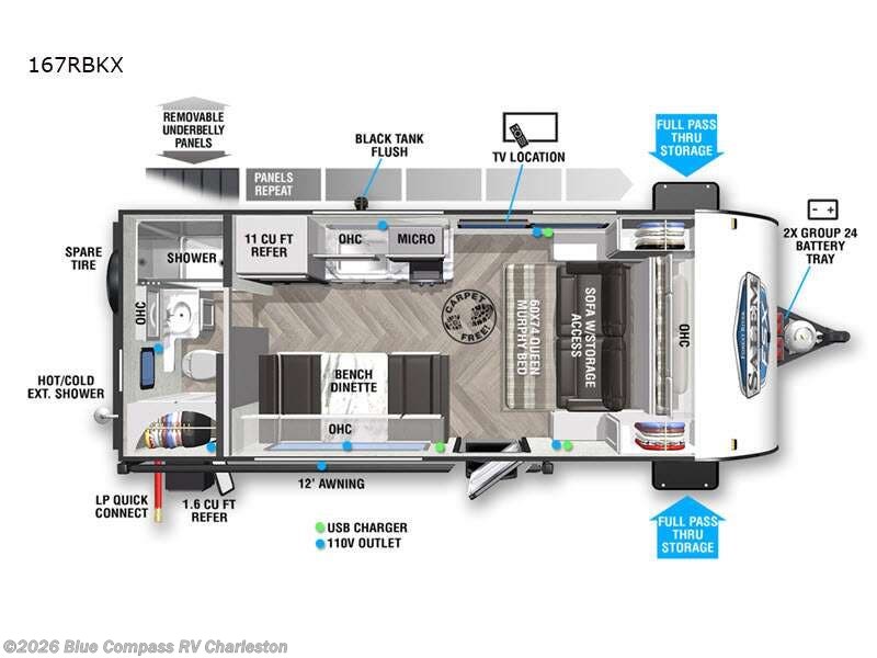 Used 2021 Forest River Salem FSX 167RBKX available in Ladson, South Carolina