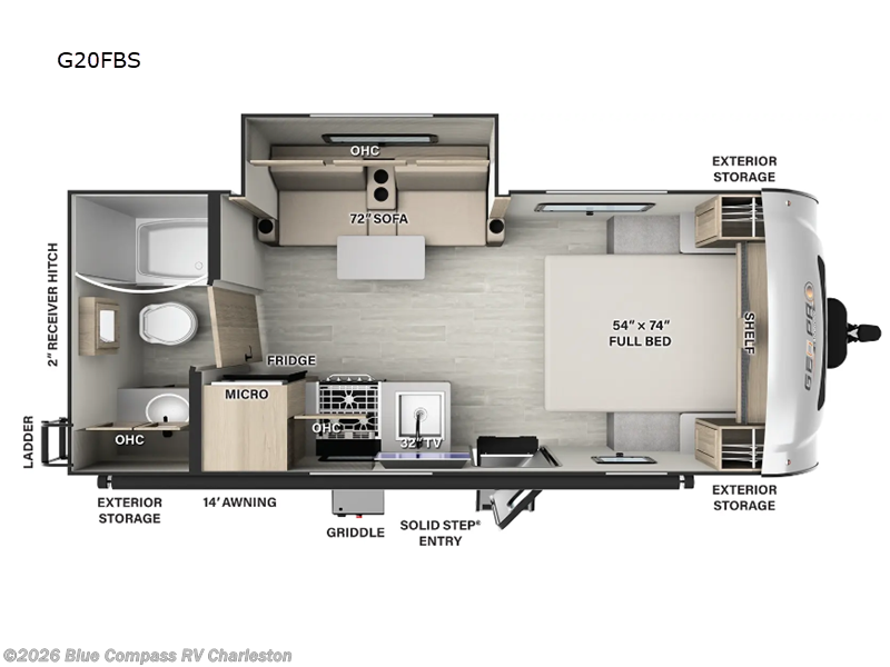 Used 2024 Forest River Rockwood Geo Pro G20FBS available in Ladson, South Carolina