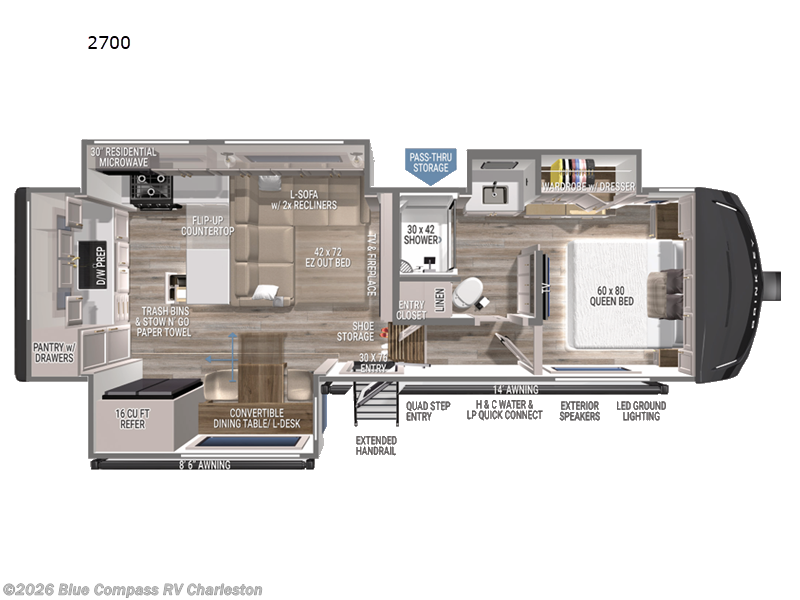 New 2027 Brinkley RV Model Z 2700 available in Ladson, South Carolina
