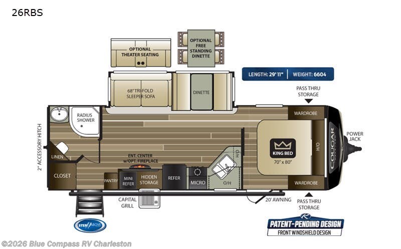 Used 2020 Keystone Cougar Half-Ton 26RBS available in Ladson, South Carolina
