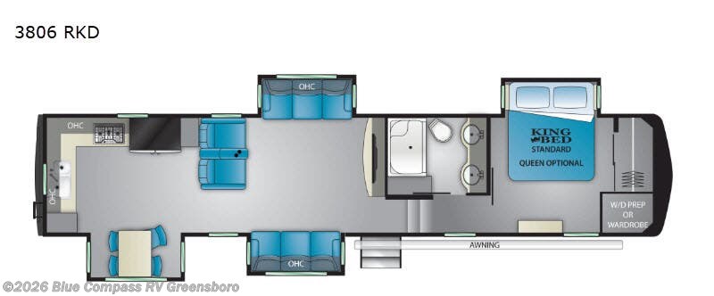 Used 2020 Heartland Big Country 3806 RKD available in Colfax, North Carolina