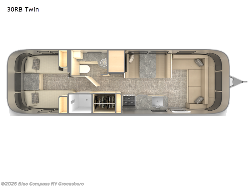 Used 2022 Airstream Flying Cloud 30RB Twin available in Colfax, North Carolina