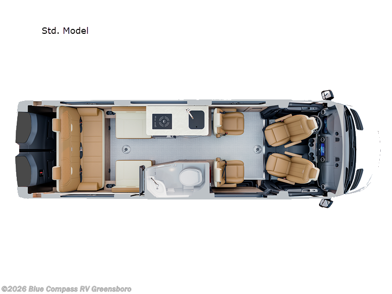 New 2026 Airstream Interstate 24GLX Std. Model available in Colfax, North Carolina