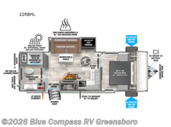 Used 2025 Forest River Salem Hemisphere Hyper-Lyte 22RBHL available in Colfax, North Carolina