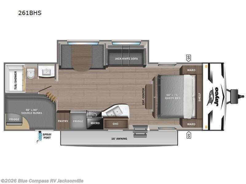 Used 2024  Jayco Jay Flight SLX 261BHS by Jayco from Blue Compass RV Jacksonville in Jacksonville, FL
