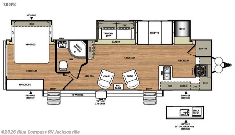 Used 2015 Forest River Salem Hemisphere Lite 302FK available in Jacksonville, Florida