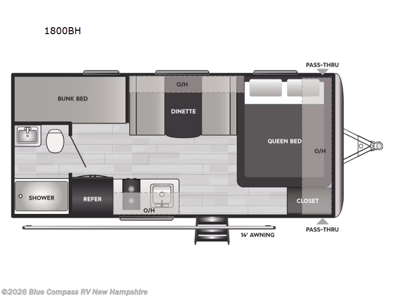 Used 2024 Keystone Springdale Classic Mini 1800BH available in Epsom, New Hampshire