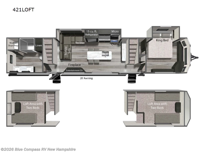 Used 2024 Dutchmen Aspen Trail 421LOFT available in Epsom, New Hampshire