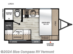 New 2025 Forest River Aurora Light 13RDX available in East Montpelier, Vermont