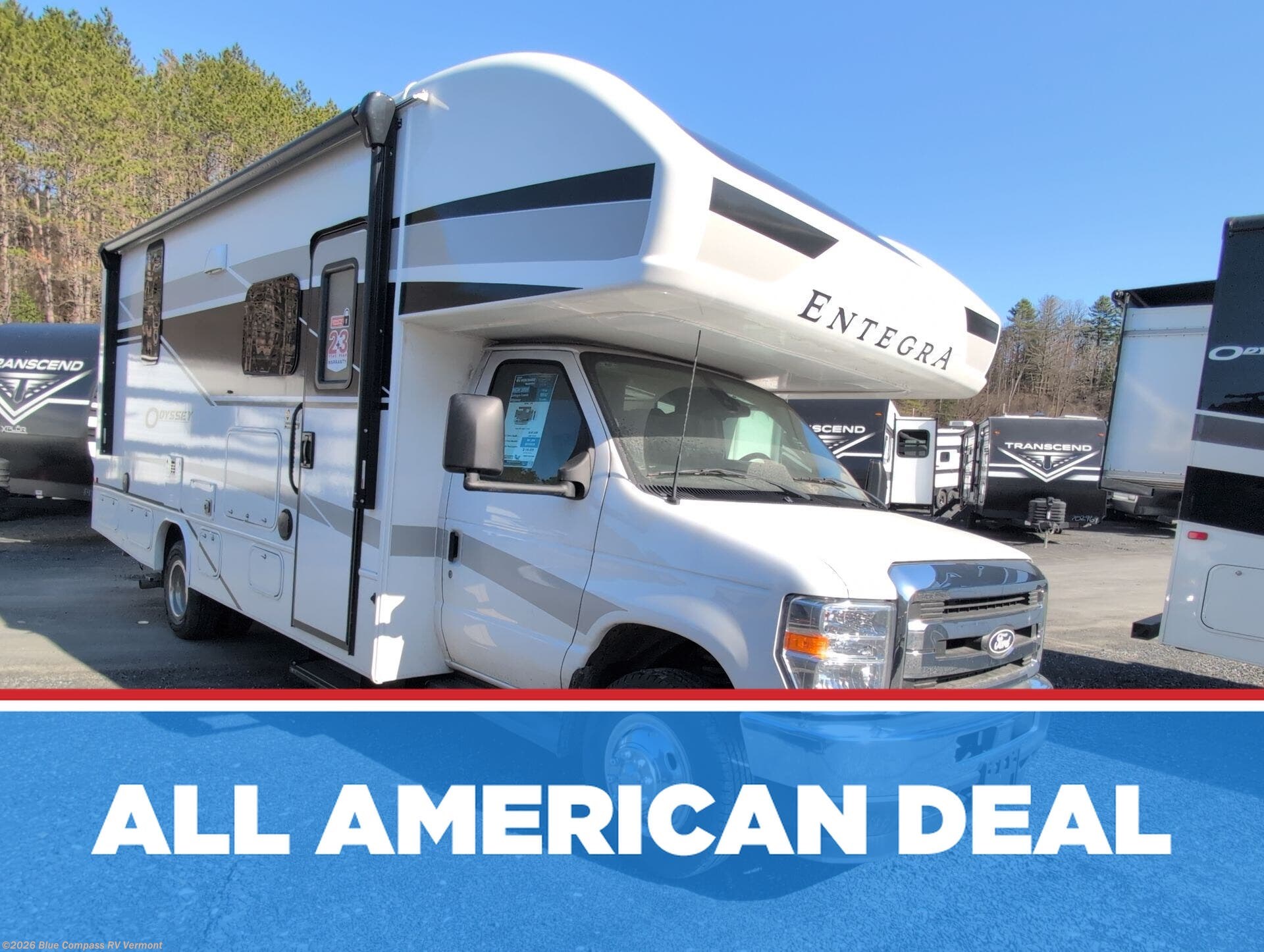 New 2026 Entegra Coach Odyssey 24B available in East Montpelier, Vermont