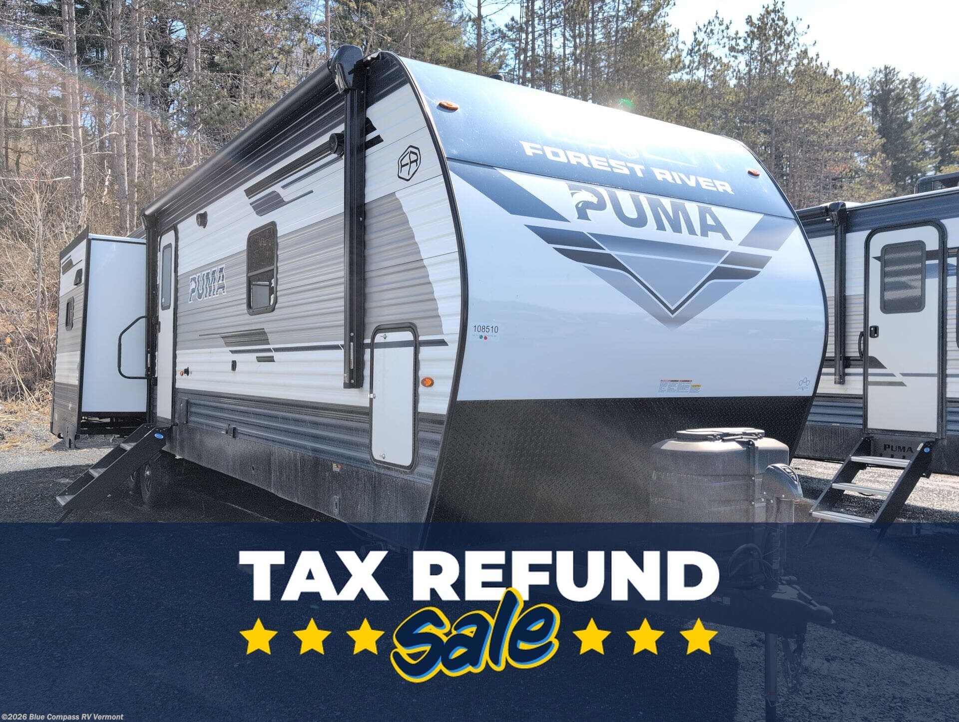 New 2026 Forest River Puma 32BHFS available in East Montpelier, Vermont