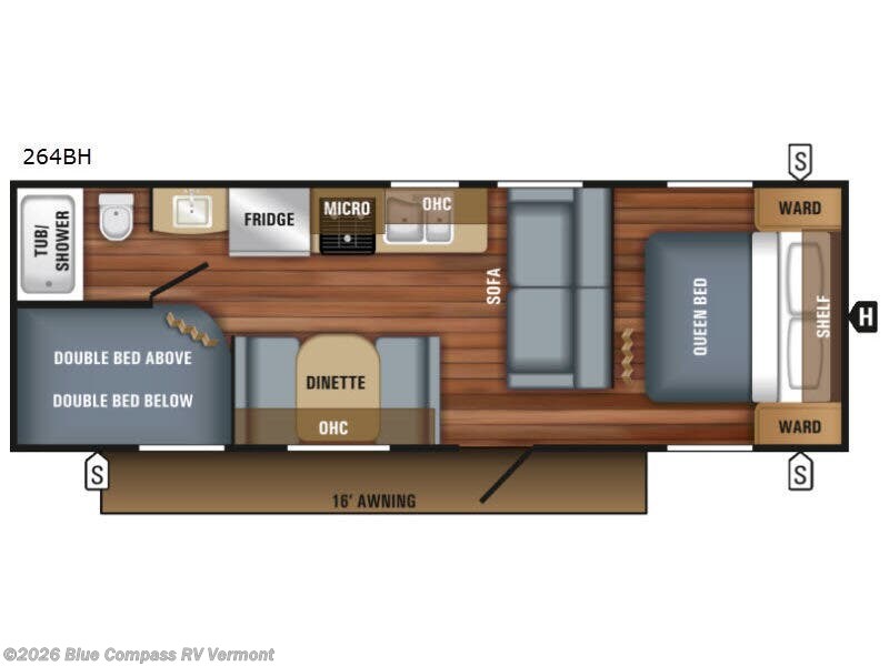 Used 2018 Jayco Jay Flight SLX 264BH available in East Montpelier, Vermont