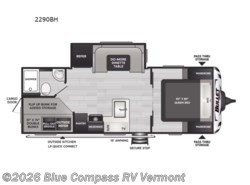 Used 2025 Keystone Bullet Crossfire 2290BH available in East Montpelier, Vermont