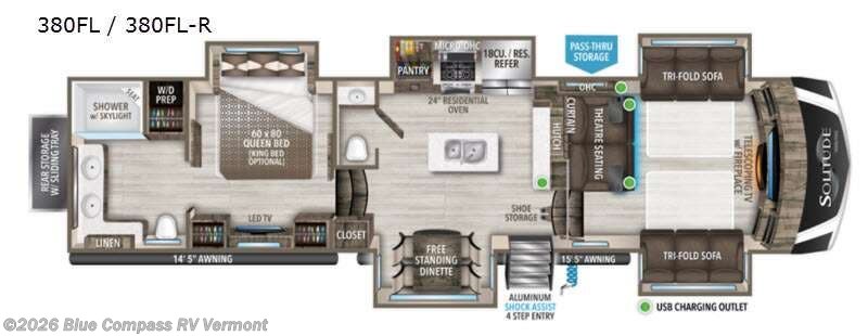 Used 2021 Grand Design Solitude 380FL available in East Montpelier, Vermont