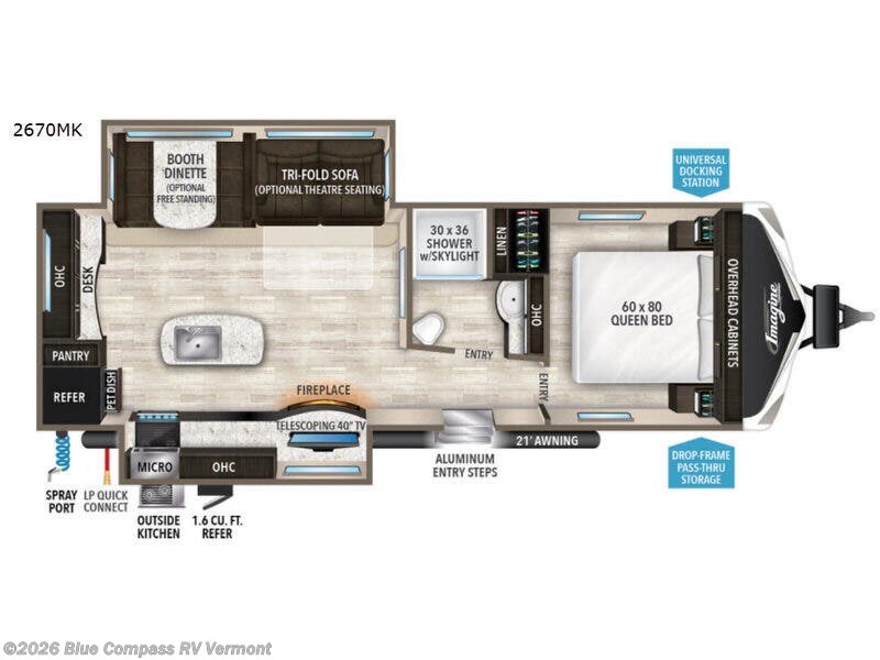 Used 2019 Grand Design Imagine 2670MK available in East Montpelier, Vermont