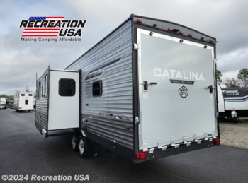 New 2024 Coachmen Catalina Trail Blazer 27THS Toy Hauler Travel Trailer, Slide and Bunks available in Myrtle Beach, South Carolina