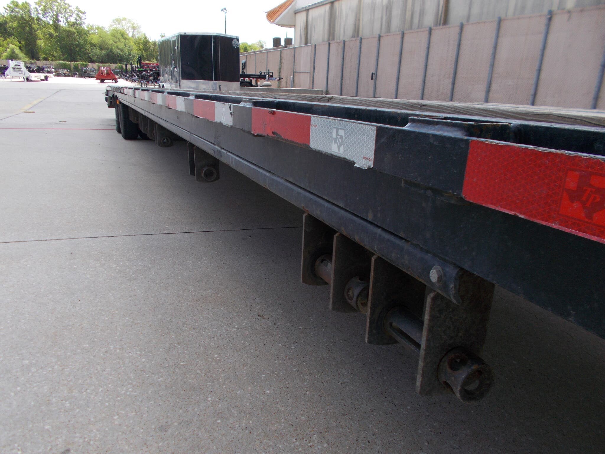 8x45 Deckover/Flat Deck Trailer for sale Used Texas Pride 102x45