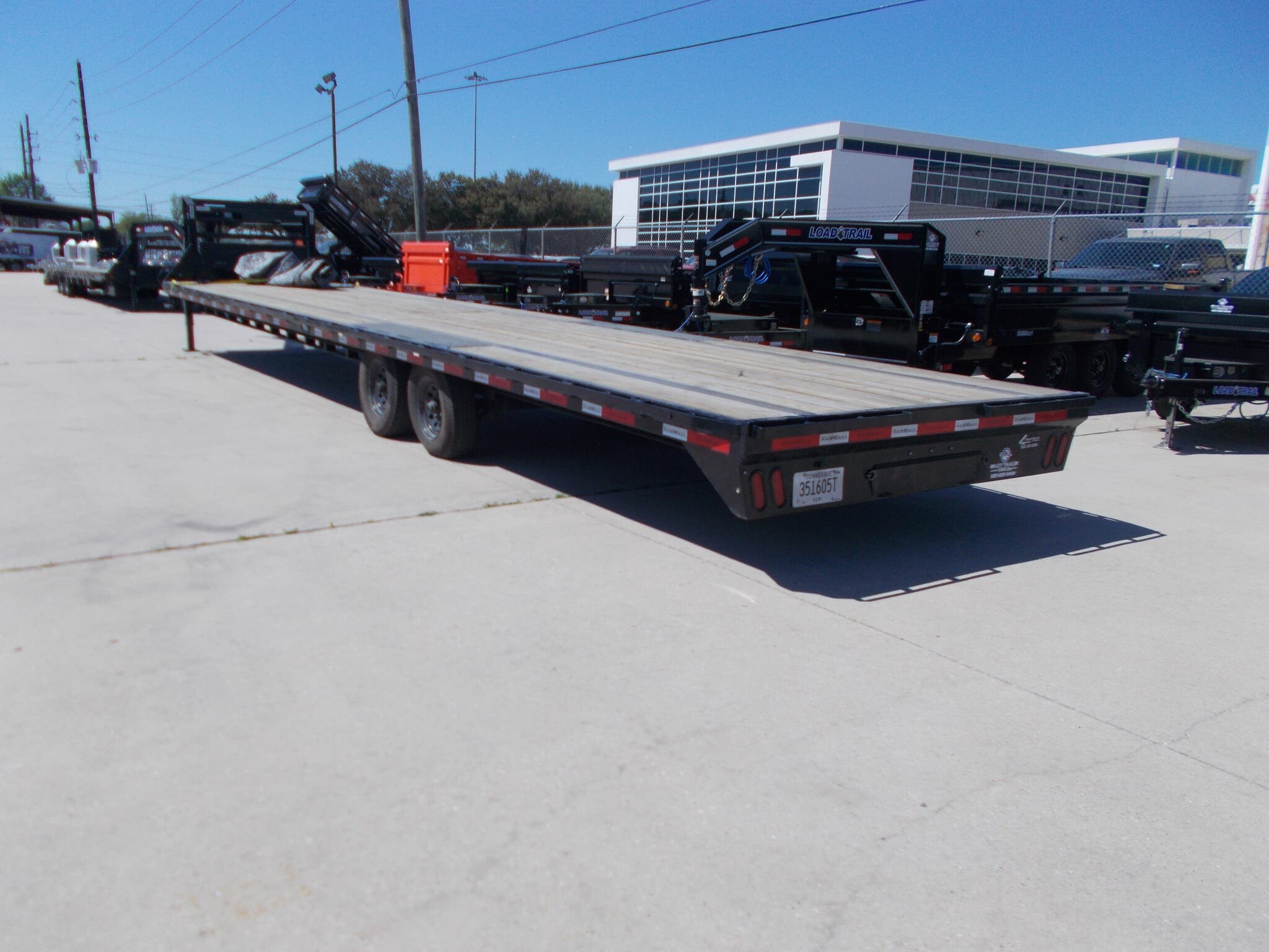 8x40 Deckover/Flat Deck Trailer for sale | Used RawMaxx Trailers 102x40 ...