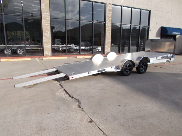 2024 Aluma 8220-LP Tilt 20' Aluminum Tilt Car Hauler Trailer available in Houston, TX