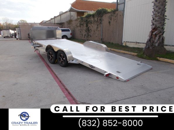 2024 Aluma 8218ANV-TILT-TA 18' Tilt Aluminum Car Hauler Trailer available in Houston, TX