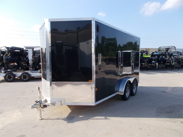 2024 Stealth 7.4X14 Extra Tall Aluminum Enclosed Cargo Trailer available in Houston, TX